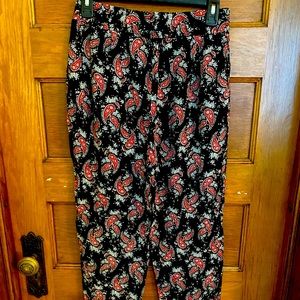 Black harem-style pants